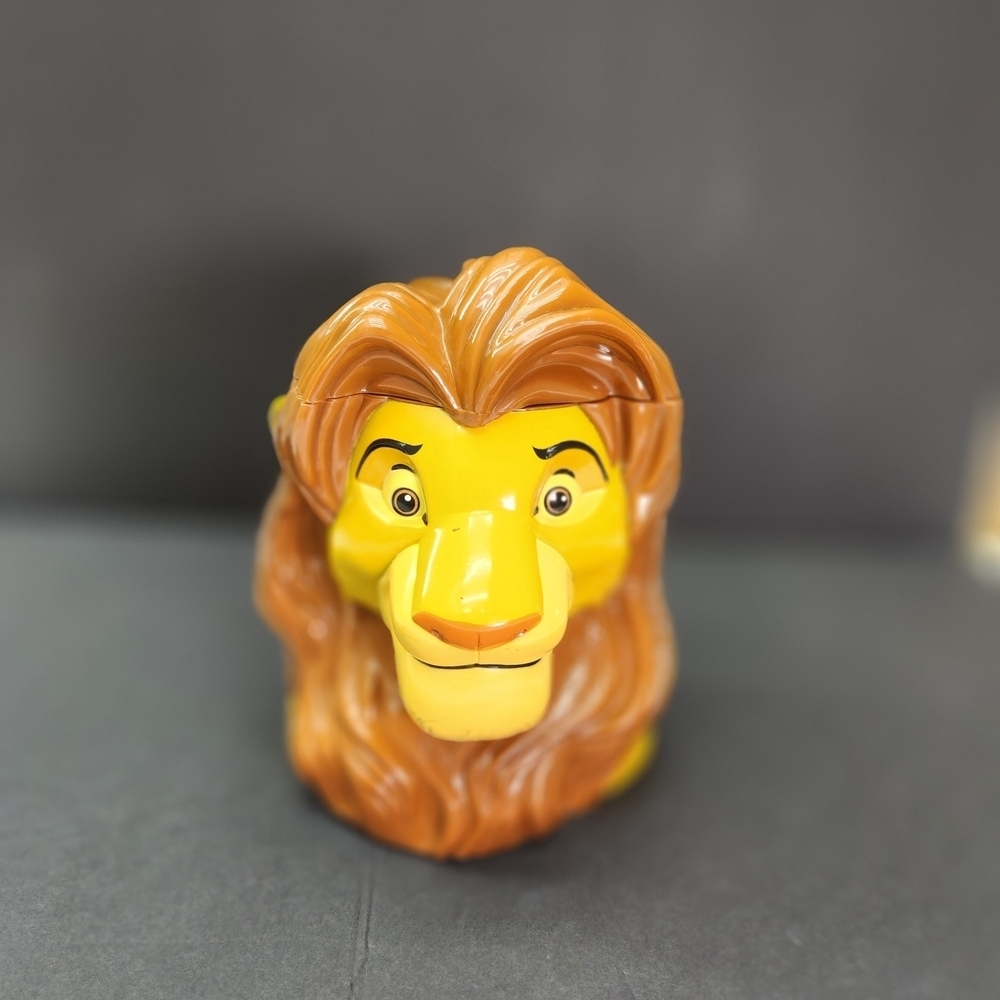 Vintage 1998 Disney On Ice The Lion King Simba Flip- Top Mug